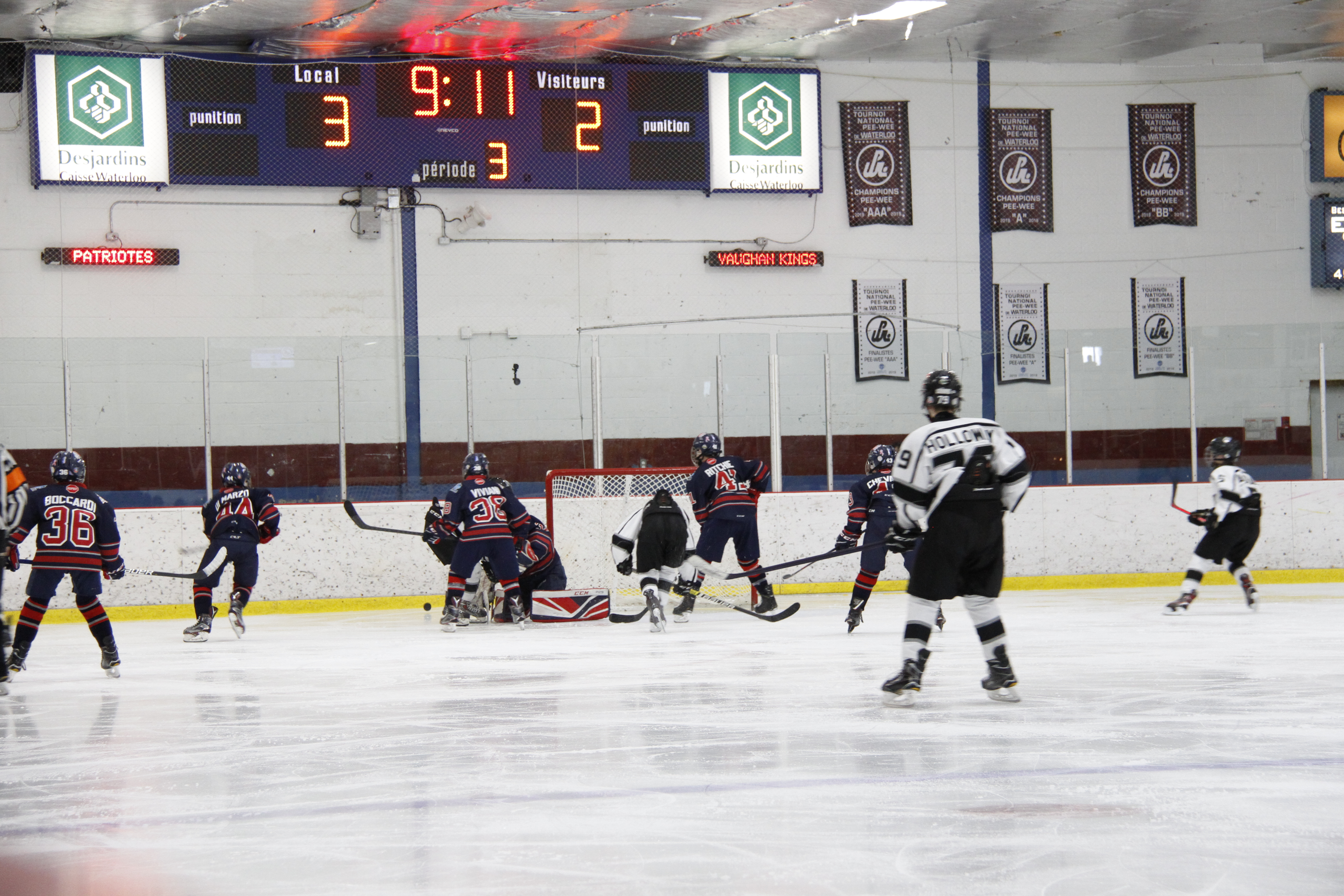 Nevco is the leader in the sporting industry: Most arenas in Quebec and the Maritimes have a  Hockey  Nevco Scoreboard.